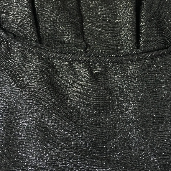 BCBGeneration Metallic Gray Skater Dress - Picture 3 of 5